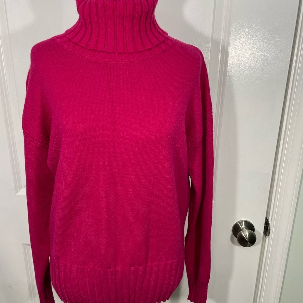 Banana Republic Women's Pink Turtleneck Sweater Size Small CB-90